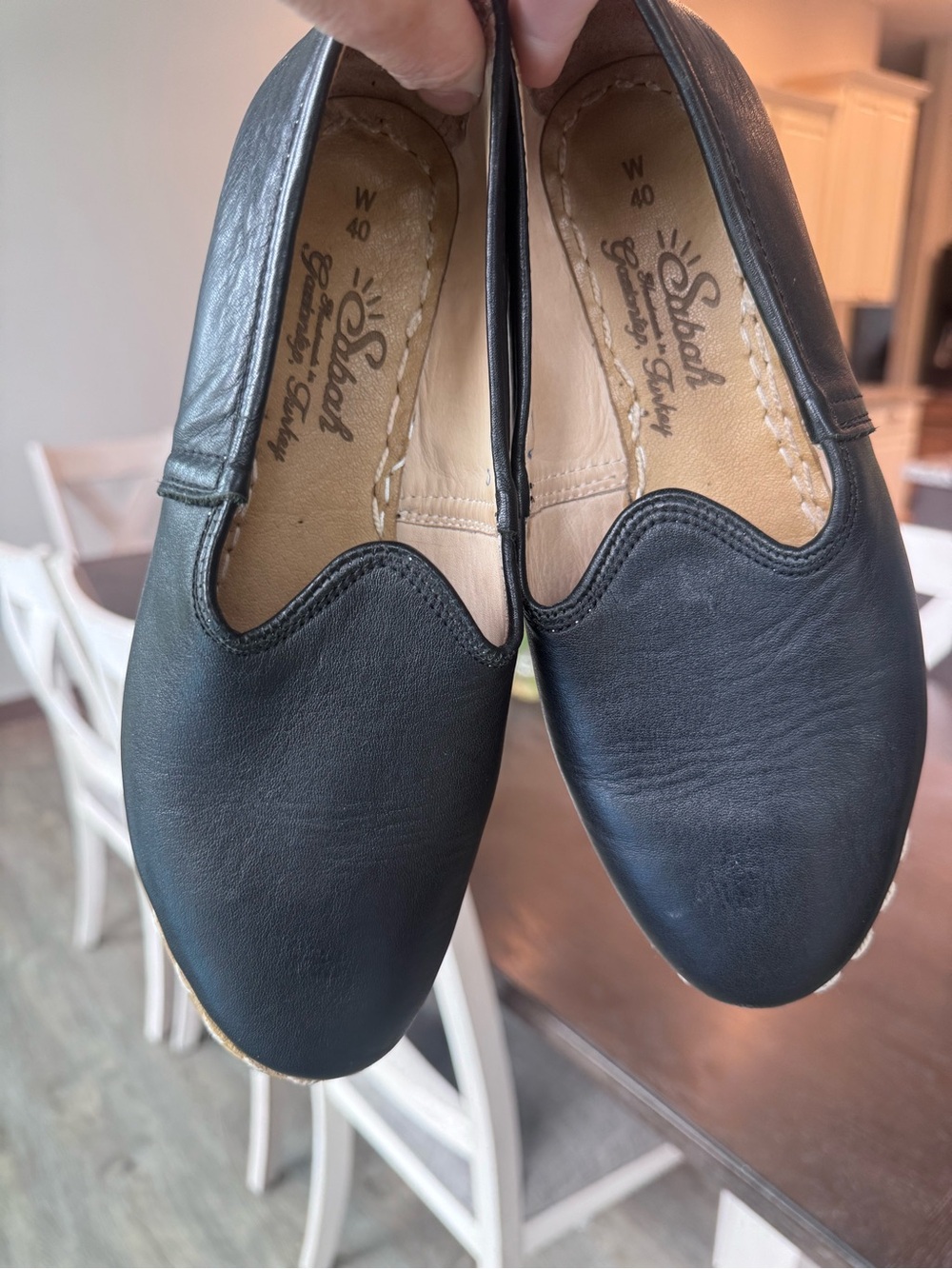 Glove Black Sabah leather size 40 W 8.5/9 - Picture 4 of 13